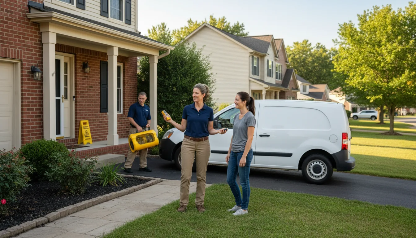 Water restoration image for Home Water Damage Repair in Bryant, AL
